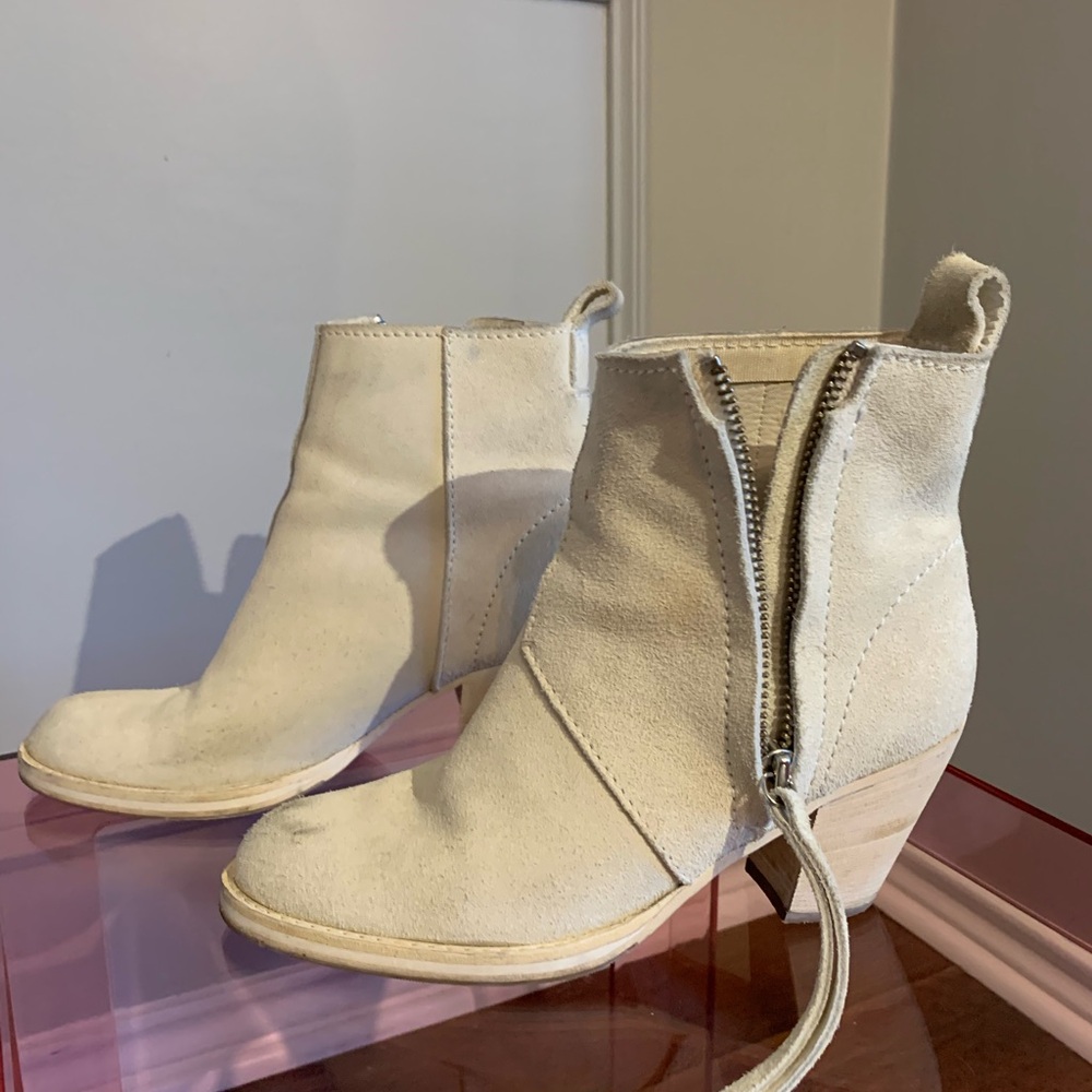 Acne studios suede booties 39